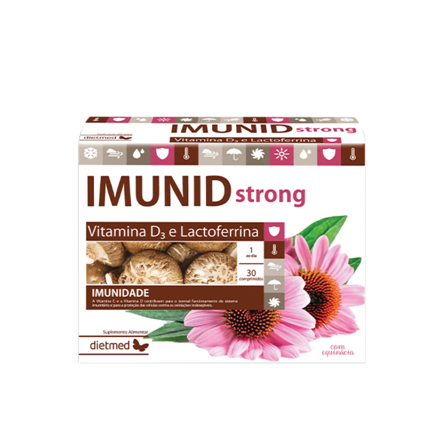 Imunid Strong + Echinacea, 30 tablete, Dietmed