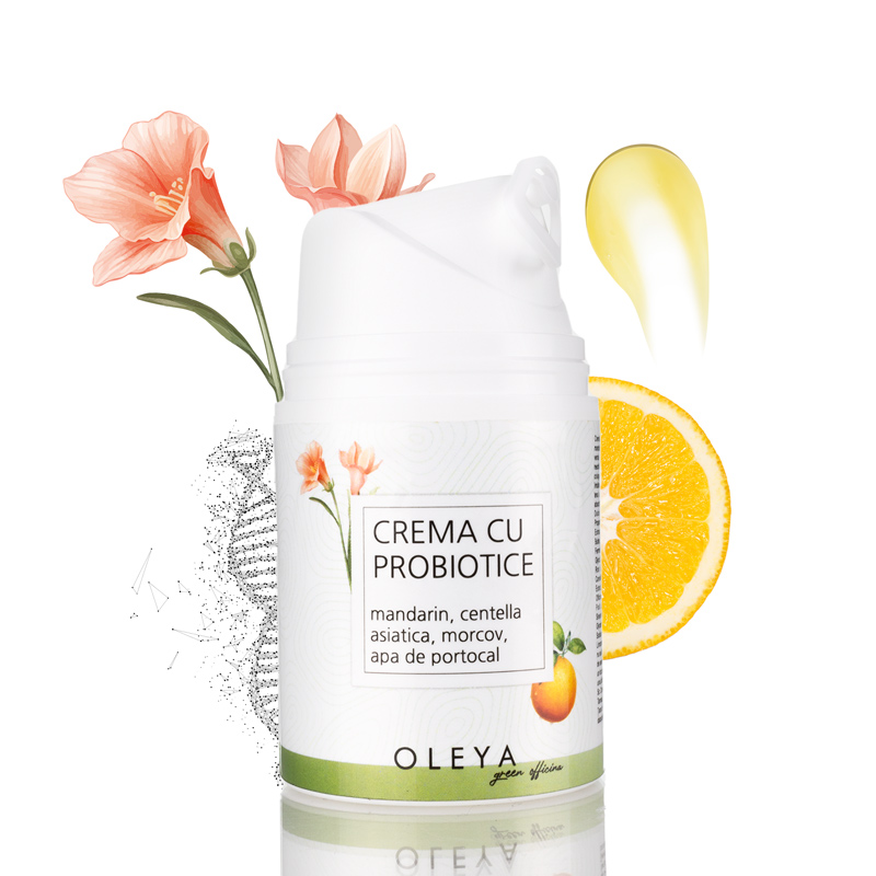 Crema cu probiotice si extracte botanice, 50 ml, Oleya