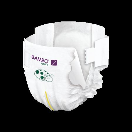 Scutece Ecolabel, Nr. 2, 3-6 kg, 30 bucati, Bambo Nature 496657