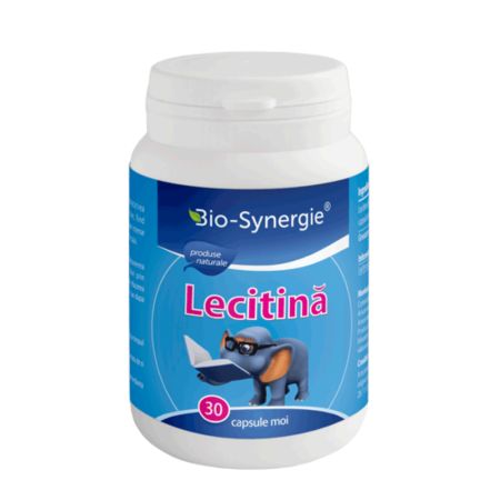 Lecitina, 1200 mg, 30 capsule  moi, Bio Synergie