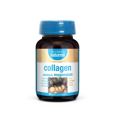 Collagen cu Magneziu, 90 tablete, Naturmil