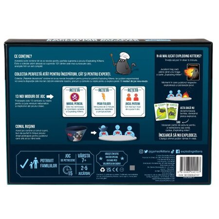 Joc de societate, 7 ani+, Exploding Kittens 713216