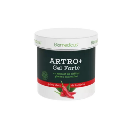 Atroplus gel forte cu chilli si gheara diavolului, 250 ml, Biomedicus