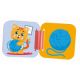 Set de joaca cu animalute, 6 cuburi moi si carticica Soft Clemmy, 6 luni+, Clementoni 713311