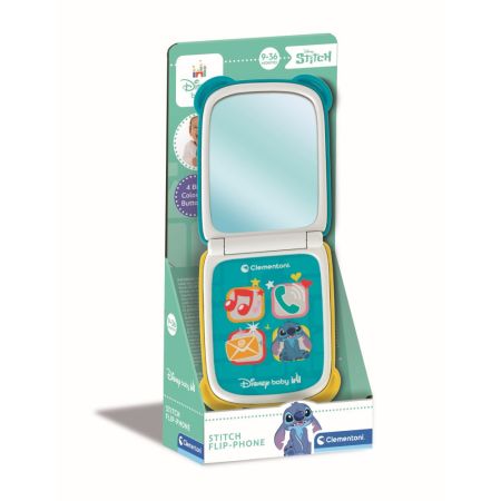Telefon flip Stitch, 9 luni+, Clementoni