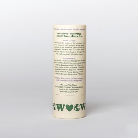 Deodorant natural stick, Wild Lavander, 40 g, We Love The Planet 713332