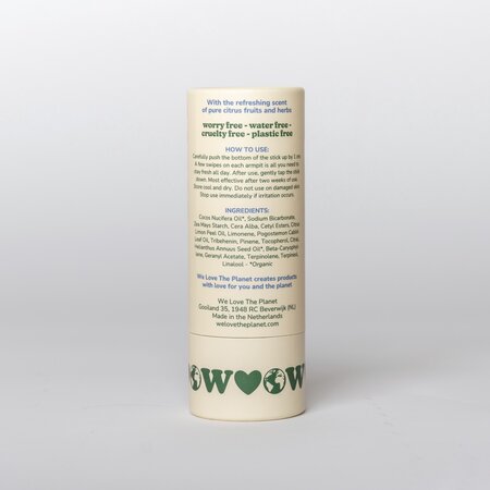 Deodorant natural stick, Fresh Citrus, 40 g, We Love The Planet 713335
