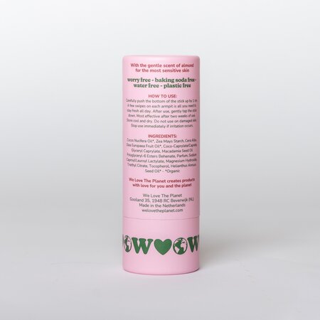 Deodorant natural stick Sensitive, Soft Almond, 40 g, We Love The Planet 713344