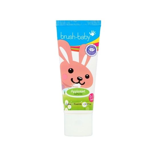 Pasta de dinti Applemint, 0-3 ani, 50 ml, Brush Baby