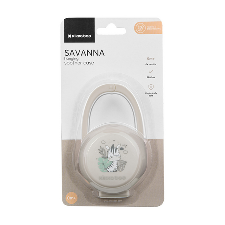 Cutia pentru suzete Savana, Grey, 0 luni+, Kikka Boo 713375