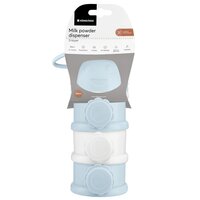 Dozator pentru lapte praf cu 3 compartimente, Blue, Kikka Boo