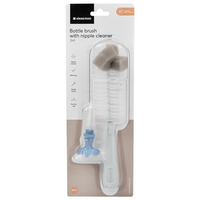 Set perie curatare biberoane 2 in 1, Blue, Kikka Boo