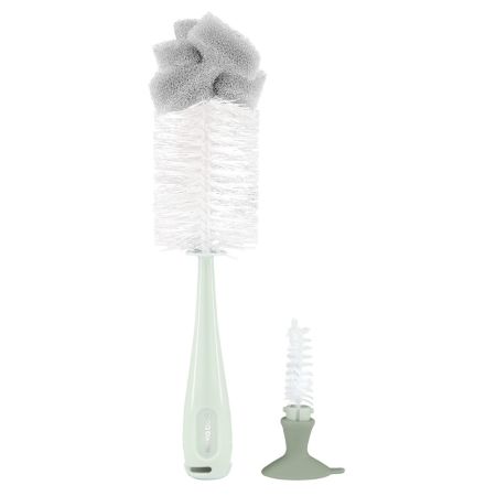 Set perie curatare biberoane 2 in 1, Mint, Kikka Boo 713396