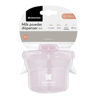 Recipient compartimentat pentru lapte praf sau gustari, 240 ml, Light Pink, Kikka Boo