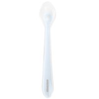 Lingurita din silicon pentru bebelusi, Blue, 4 luni+, 1 bucata, Kikka Boo