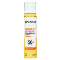 Spray cu aplicare peste machiaj cu efect de iluminare SPF 50+ Vitamin C, 75 ml, Garnier