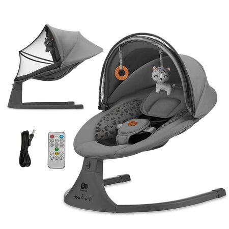 Leagan electric Lumi 2, Dark Grey, Kinderkraft 713461