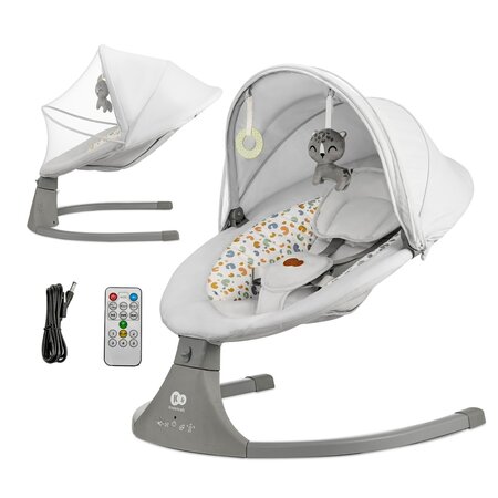 Leagan electric Lumi 2, Light Grey, Kinderkraft 713476