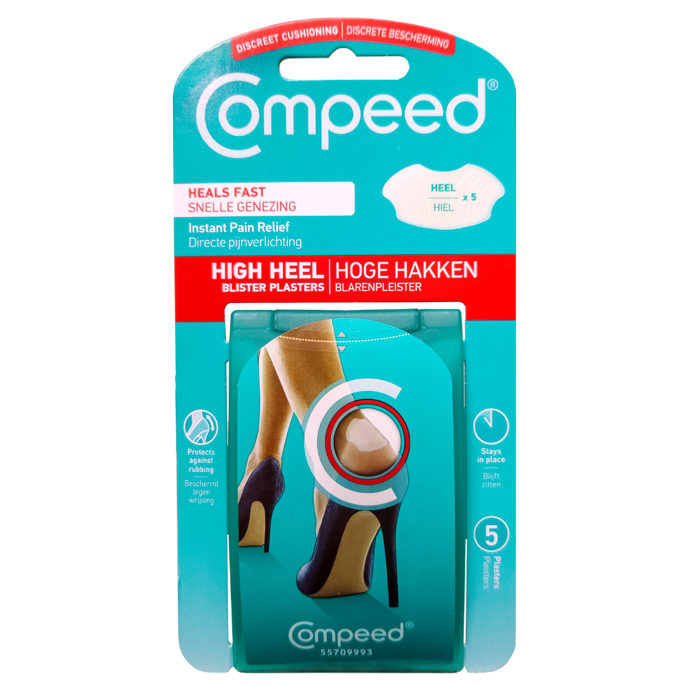 Plasturi pentru basici provocate de pantofii cu toc, 5 bucati, Compeed