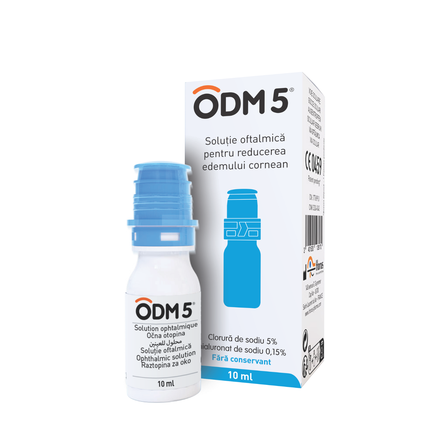 Solutie oftalmica pentru reducerea edemului cornean, ODM 5, 10 ml, Horus Pharma