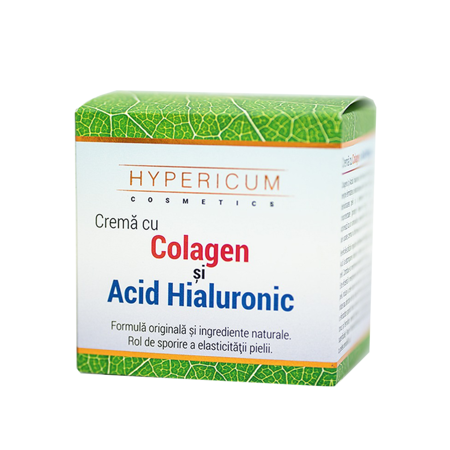Crema cu colagen si acid hialuronic, 40 ml, Hypericum