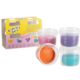 Plastilina non-toxica cu sclipici Kinder, 2 ani+, 320 g, Feuchtmann 713736