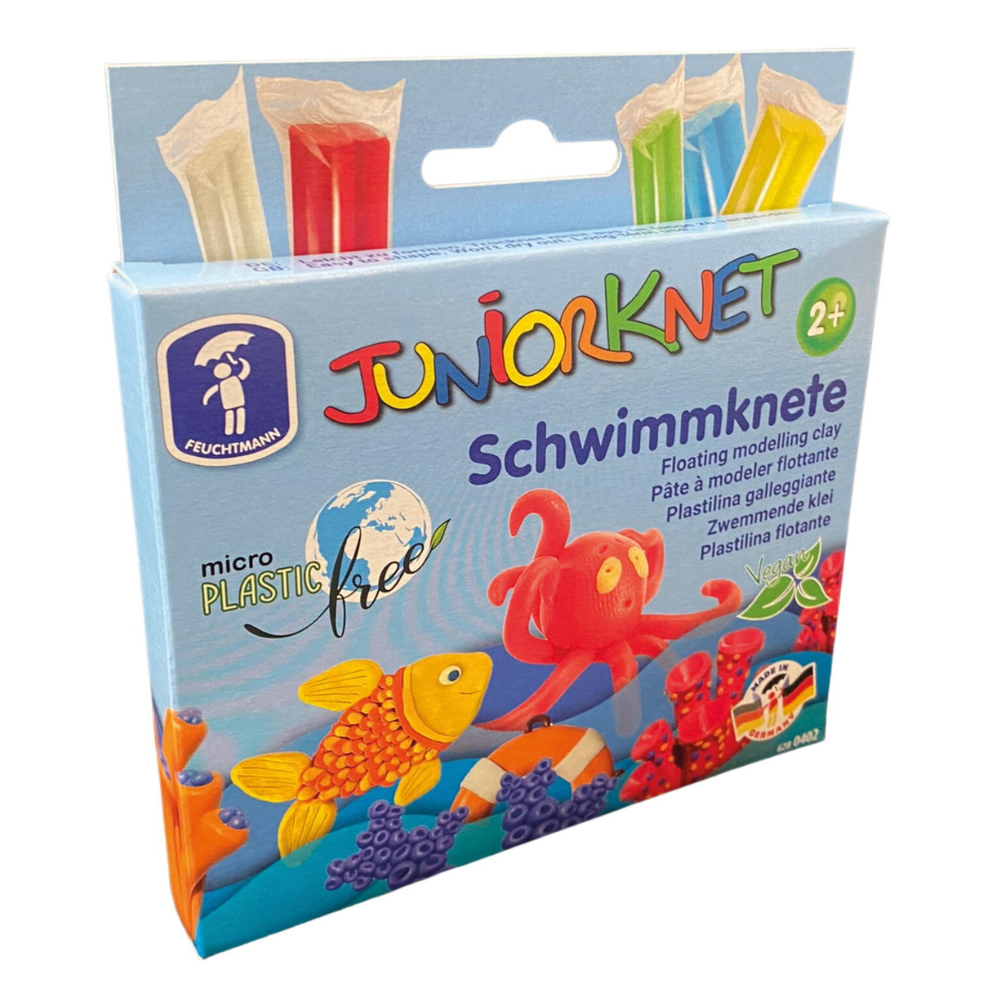Plastilina plutitoare, 2 ani+, 5 culori, Feuchtmann