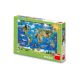 Puzzle XL Harta animalelor, 5 ani+, 100 piese, Dino 713787