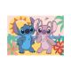 Puzzle XL Stitch si Angel la plaja, 5 ani+, 100 piese, Dino 713790