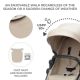 Carucior 3 in 1 Newly, Bej, Kinderkraft 713875