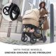 Carucior 3 in 1 Newly, Light Grey, Kinderkraft 713892