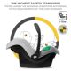 Carucior 3 in 1 Newly, Light Grey, Kinderkraft 713889