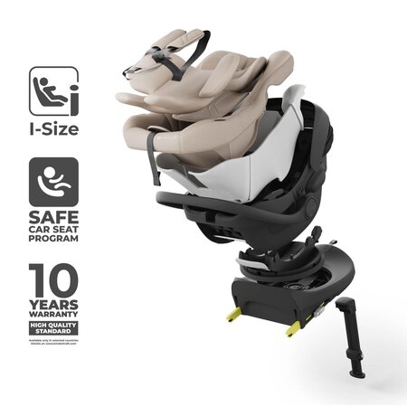 Scoica auto I-Lite cu baza Endura Safe Fx, Beige, Kinderkraft 713906