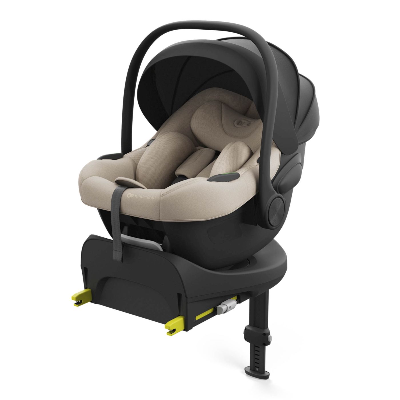 Scoica auto I-Lite cu baza Endura Safe Fx, Beige, Kinderkraft