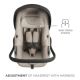 Scoica auto I-Lite cu baza Endura Safe Fx, Beige, Kinderkraft 713901