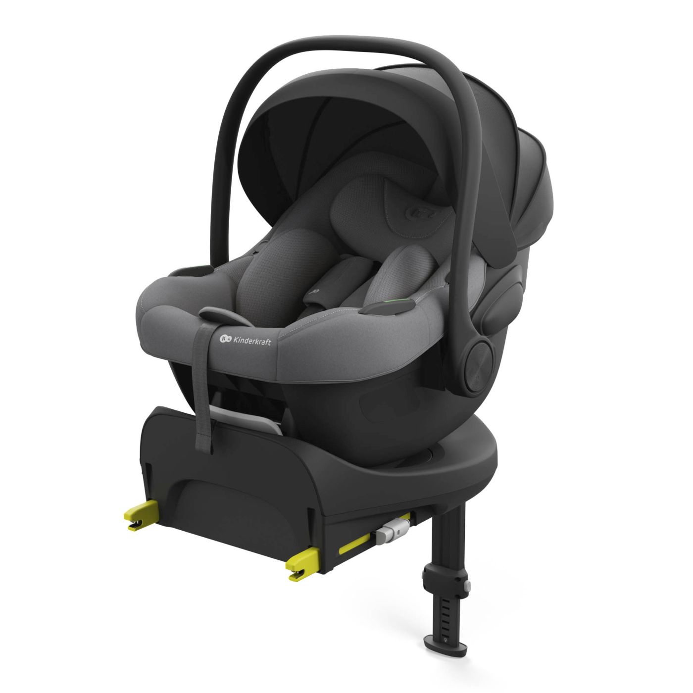Scoica auto I-Lite cu baza Endura Safe Fx, Grey, Kinderkraft
