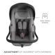 Scoica auto I-Lite cu baza Endura Safe Fx, Grey, Kinderkraft 713913