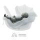 Scoica auto I-Lite cu baza Endura Safe Fx, Grey, Kinderkraft 713915