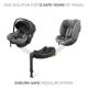 Scoica auto I-Lite cu baza Endura Safe Fx, Grey, Kinderkraft 713917