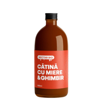 Suc Bio concentrat de Catina cu Miere si Ghimbir, 500 ml, Catineata