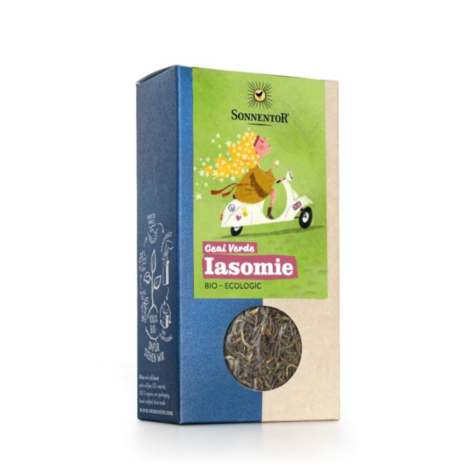 Ceai Bio Verde si Iasomie, 100 g, Sonnentor