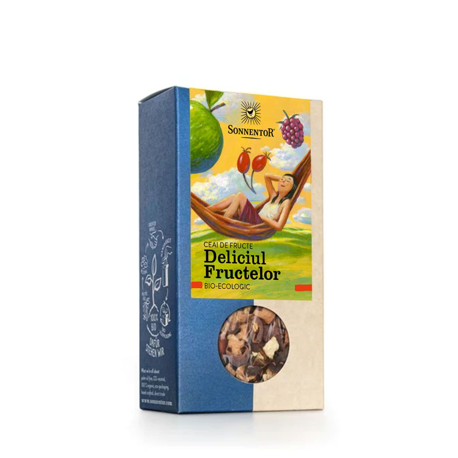 Ceai Bio de fructe Deliciul Fructelor, 100 g, Sonnentor