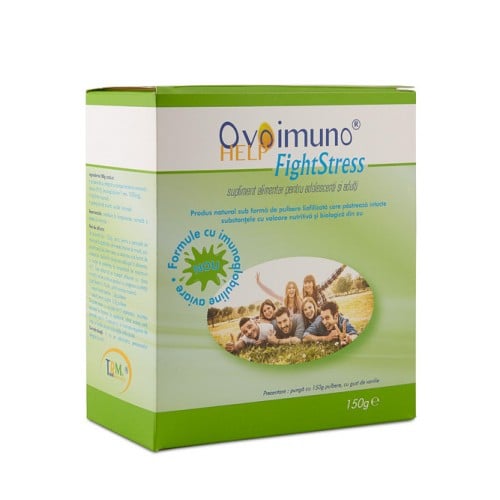 Ovoimuno Help Fight Stress, 150 g pulbere orodispersabila, Trm Supplements
