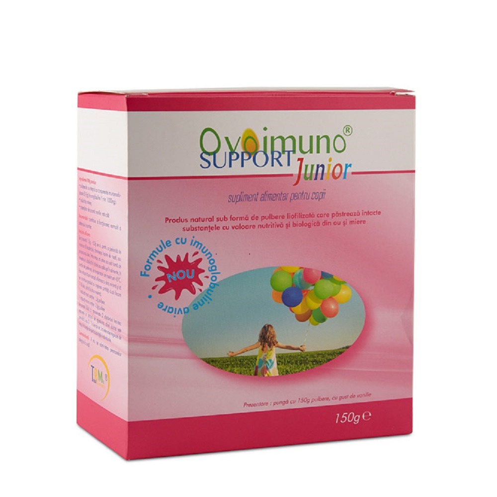 Ovoimuno Support Junior, 150 g pulbere orodispersabila, Trm Supplements