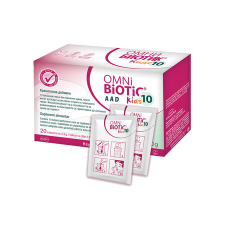 Omnibiotic 10 Kids, 20 plicuri, Institut AllergoSan