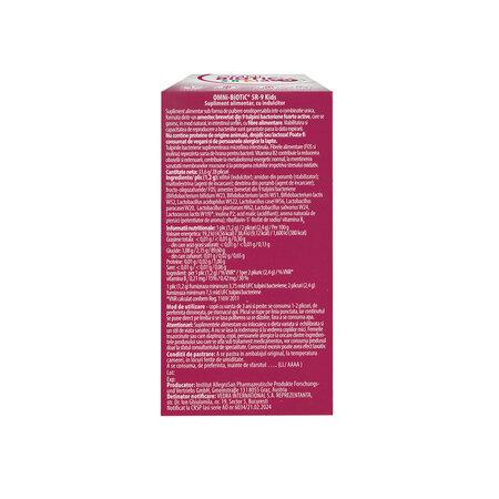 Omnibiotic SR-9 Kids, 28 plicuri, Institut AllergoSan 782932