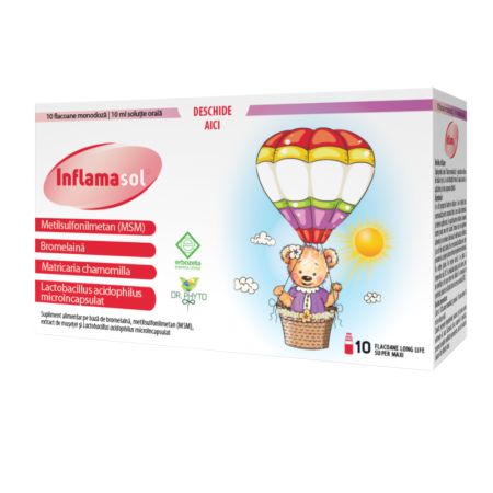 Inflamasol, 10 fiole x 10 ml, Dr Phyto