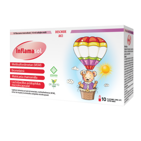 Inflamasol, 10 fiole x 10 ml, Dr Phyto