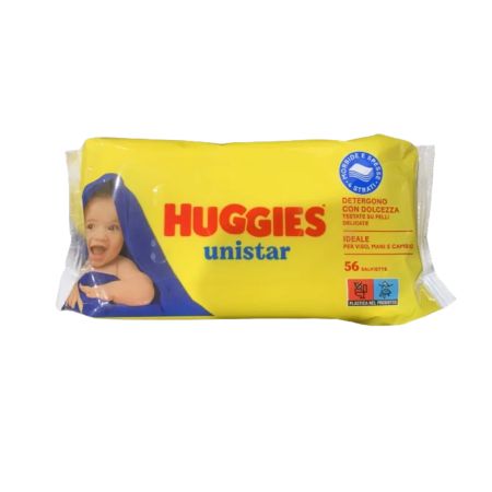 Servetele umede Baby Unistar, 56 bucati, Huggies