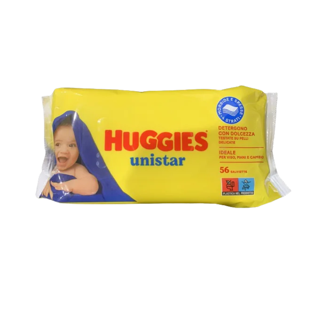 Servetele umede Baby Unistar, 56 bucati, Huggies